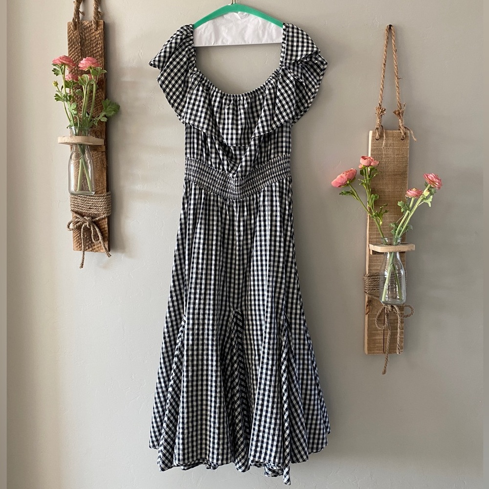 Gingham Maxi Dress SIZE XL